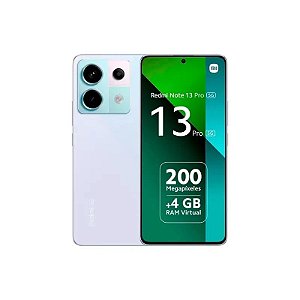 Smartphone Xiaomi Redmi Note 13 Pro 5G Global 256GB 8GB RAM Dual SIM Tela 6.67" Roxo - Lacre Pequeno