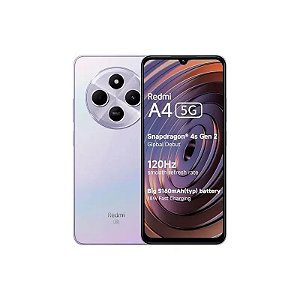 Smartphone Xiaomi Redmi A4 5G Global 128GB 4GB RAM Dual SIM Tela 6.88" Roxo (Lacre Pequeno)