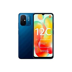 Smartphone Xiaomi Redmi 12C 128GB 4GB RAM Dual SIM Tela 6.71" Azul