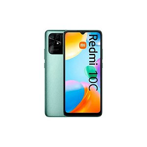 Smartphone Xiaomi Redmi 10C Global 128GB 4GB RAM Dual SIM Tela 6.71" Verde