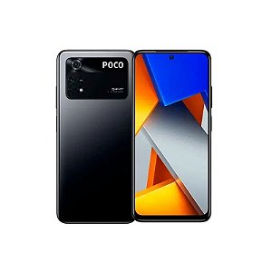 Smartphone Xiaomi Poco M4 Pro DS 6GB RAM 128GB Preto Global - Tela 6.6"