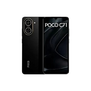 Smartphone Xiaomi Poco C71 Global 64GB 3GB RAM Dual SIM Tela 6.88" Preto