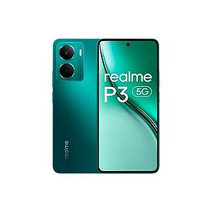 Smartphone Realme P3 RMX5079 5G 512GB 12GB RAM Dual SIM Tela 6.67" Verde - Caixa Slim