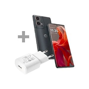 Smartphone Motorola Moto G85 5G XT2427-2 NFC Nano + eSIM 256GB/8GB RAM 6.7" 50+8MP/32MP Urban Grey (CX Slim) + Adaptador de Energia Itel