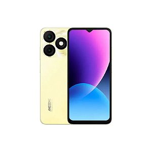 Smartphone Itel A50 A667LP 128GB 3GB RAM Dual SIM Tela 6.6" Dourado (Anatel)