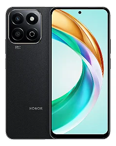 Smartphone Honor X6B 5G Dual SIM 256GB/4GB RAM, Tela 6.56", Câmeras 50+2MP/5MP - Midnight Black