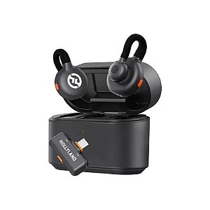 Microfone Sem Fio Hollyland Lark M2S para Smartphone com USB-C - Space Gray