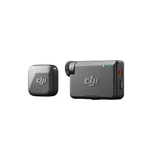 Microfone Lapela DJI Mic Mini Sem Fio para Smartphone - Preto (1 TX + 1 RX)