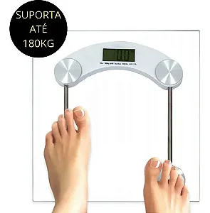 Balança Digital Corporal de Banheiro Suporta Até 180KG