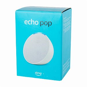 Alexa Echo Pop Alto-Falante Inteligente Assistente Virtual Branco