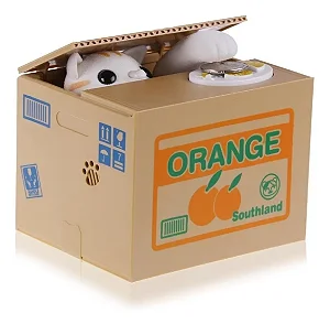 Cofre Gatinho Que Pega Moedas