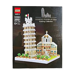 Blocos De Montar Torre De Pisa - 2680 Peças