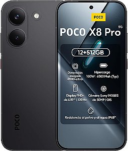 Smartphone Xiaomi Poco X8 Pro 512GB / 12GB Ram (Preto)