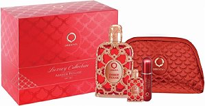 Kit Orientica Amber Rouge EdP 80ml + Miniatura 10ml + Atomizer + Necessaire