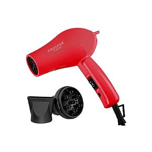Secador de Cabelo Prosper P-6300 Mini 3300 Watts Bivolt - Vermelho