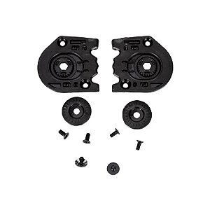 Kit Mecanismo de Viseira Axxis V-18D - para Capacete Axxis Draken - Preto