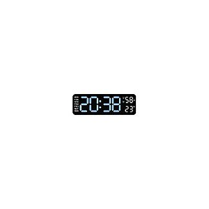 Relógio de Mesa Digital Satellite AC-T6863 LED - Azul / Preto