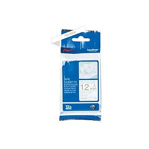Fita para Etiquetas Brother TZER234 de 12 mm - Dourada/Branca