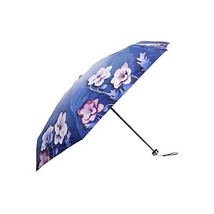 Guarda-Chuva Floral Lilás 18CM Aço 90CM Circunferência