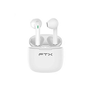Fone de Ouvido Ear FTX E26P-PB BT/Mic/TWS/Touch/IPX6 Branco 124542