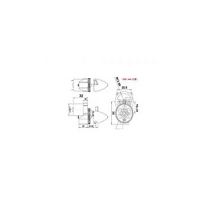 Motorredutor Vermelho AM-EPS1/A 150 s/Mot. 3,75:1