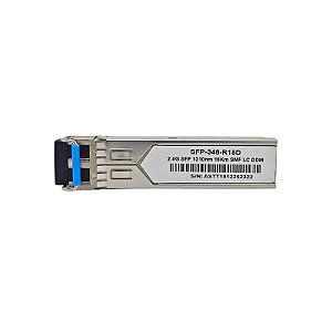 Transceptor F M SFP 2.5G 15KM LC DDM SFP-348-R15D 1310NM SMF