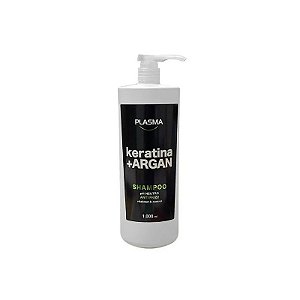 Xampu Plasma Neutro Queratina + Argan PH Neutro 1000 ML