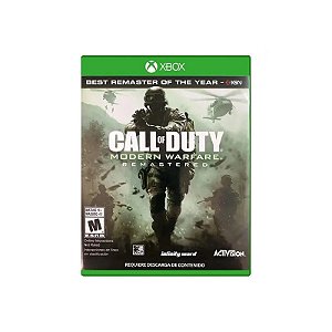 Jogo Xbox One Call Of Duty Modern Warfare Remastered