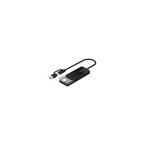 Hub USB 4P FTX HUBT3-PB USB-A/USB-C 3.0