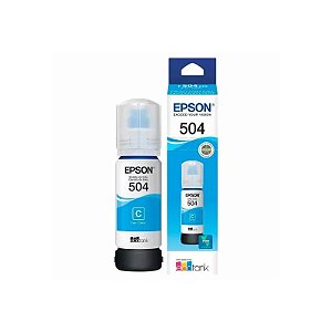 Garrafa de Tinta Epson para Ecotank T504 220 / L4260 70ML - Ciano