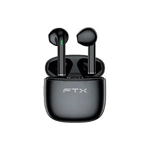 Fone de Ouvido FTX E26P-BK Bluetooth com Microfone TWS Touch IPX6 - Preto