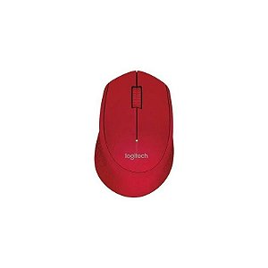 Mouse com fio Logitech M280 910-004286 Vermelho