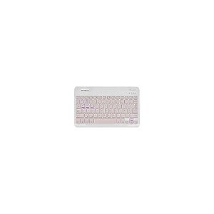 Teclado FTX B09 Bluetooth / Português - Rosa / Branco (106241)