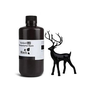 Resina Elegoo para Impressora 3D Standard 2.0/500G Preto