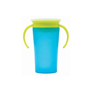 Vaso antiderrame 360 com alça Buba 7545 (Azul)