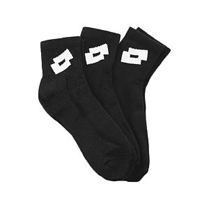Meias Lotto Quarter HO424/BL-WH (3 Pares)
