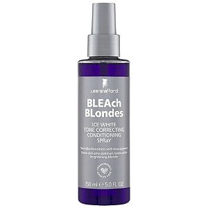 Spray Condicionador Lee Stafford Bleach Blondes Ice White Toning Correcting - 150mL