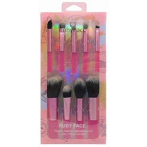 Kit Pincéis Ruby Face Travel Fantasy - Y33726 (9 Peças)