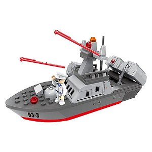 Jogo Militar COGO Série 7003 7003 Peças 2 em 1