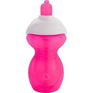 Vaso de Treinamento Munchkin Click Lock - 266mL - Rosa