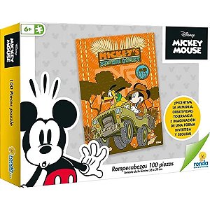 Quebra-cabeça Mickey Mouse Disney Ronda 40328 (100 Peças)