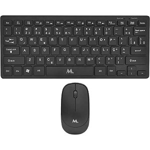 Teclado e Mouse Sem Fio Mtek KM-5276 - Preto