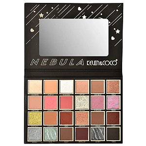 Paleta de Sombras Kevin & Coco Neb Ula KC1379 (24 Cores)