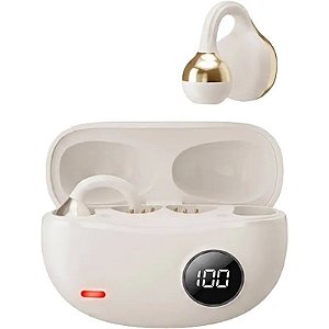 Fone de Ouvido Sem Fio HYE Stereo Earphone H2PRO Bege (ENC)