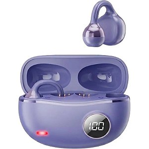 Fone de Ouvido Sem Fio HYE Stereo Earphone H2PRO Roxo (ENC)