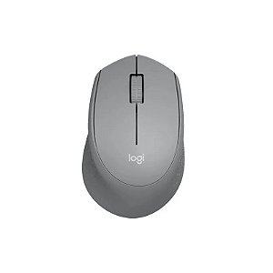 Mouse Logitech M280 - Sem Fio - 1000 DPI - 3 Botões - Cinza