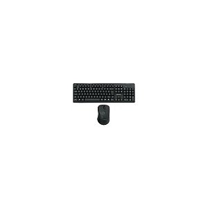 kit de teclado e mouse FTX KM250 sem fio português preto