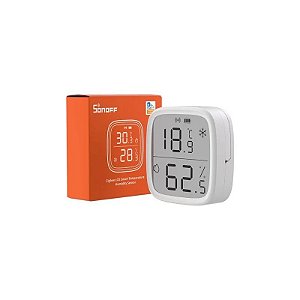 Sensor de Temperatura e Umidade Zigbee LCD Sonoff SNZB-02D