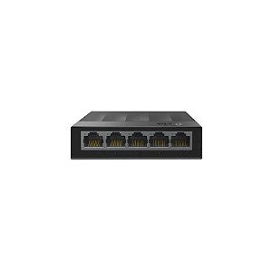 Hub 5 Portas TP-Link TL-LS1005G 10/100/1000 Plástico Prata