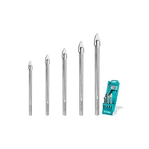 Kit de Brocas para Vidro Total TACSD7256 5 Peças